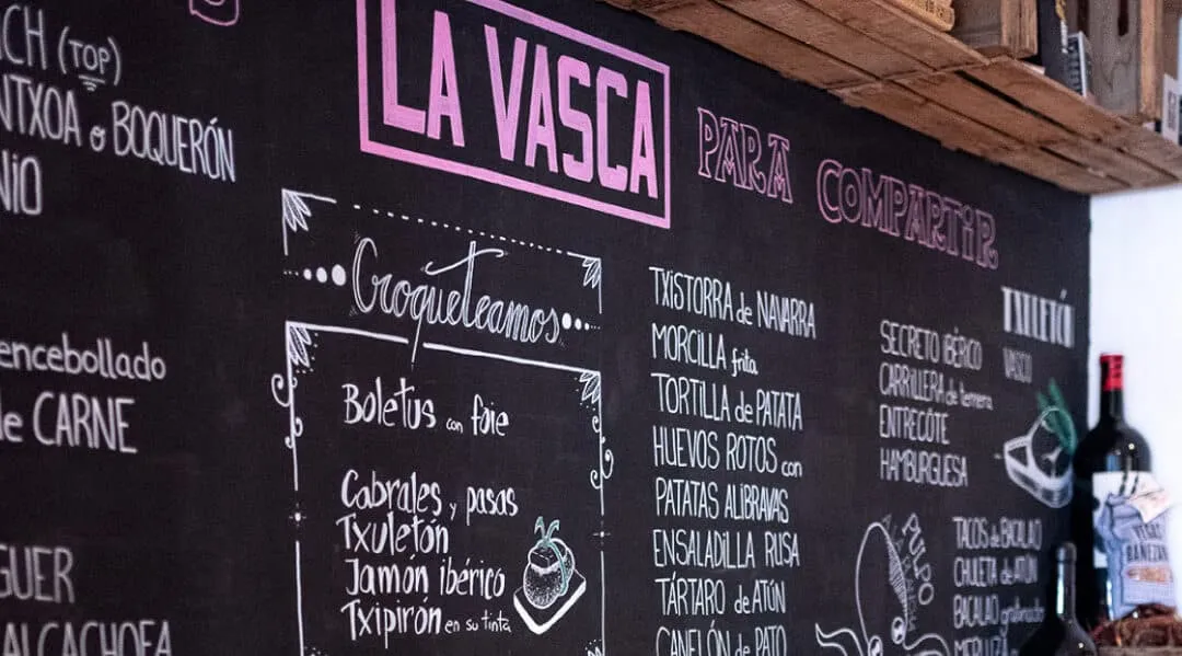 restaurants with daily menu La Vasca